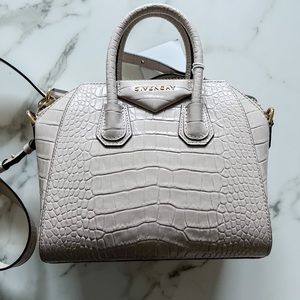 Brand New / Givenchy Mini Antigona Crocodile Skin / BNWT